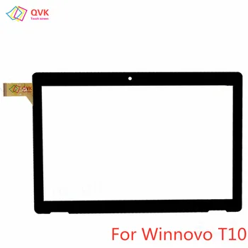 Siyah 10.1 İnç Winnovo T10 Tablet Kapasitif dokunmatik ekran paneli onarım yedek parçalar T10-SG