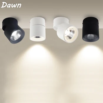 Spot LED Downlight katlanabilir tavan ışık Led spot 10W 15W 20W yüzeye Monte alüminyum tavan spot lamba ev mutfak İçin