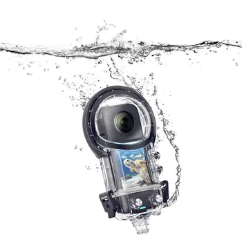 Su geçirmez Kılıf Anti-scratch Dalış Kabuk İçin Uyumlu Insta360 X3 Panoramik Eylem Kamera Aksesuarları