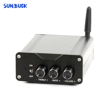 Sunbuck 105 W + 105 W 2.0 D Sınıfı Bluetooth 4.2 Amplifikatör NE5532 TPA3221 Dijital güç amplifikatörü