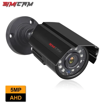 Süper 5MP AHD Kamera Metal CMOS 2560 (H)*1920 (V) açık Su Geçirmez Güvenlik Bullet Kamera IR LED Gece Görüş CCTV