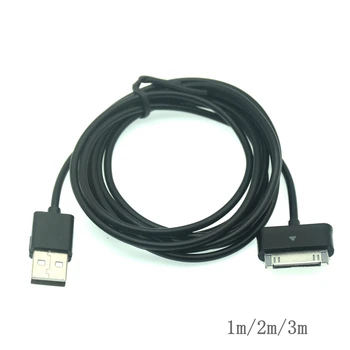 Süper Uzun USB Veri şarj kablosu şarj aleti kablosu Samsung Galaxy Tab2 P3100 P5100 Not 10.1 N8000 P7510 P6800 P1000 1 m 3 M/10ft