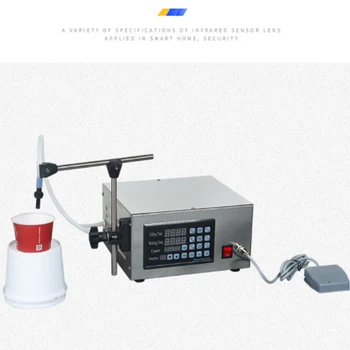 Sıvı dolum makinesi GFK-280 Yarı Otomatik CNC Paslanmaz Çelik Dolgu Kantitatif 2-3500ml