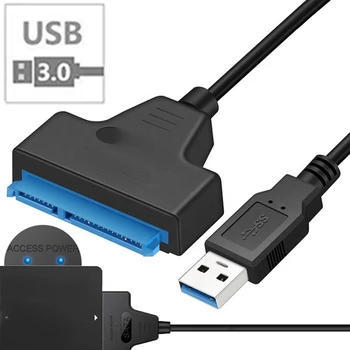 Tak ve çalıştır 5Gbps 2.5 inç USB 3.0 Sata adaptör kablosu Sabit Disk SSD HDD için