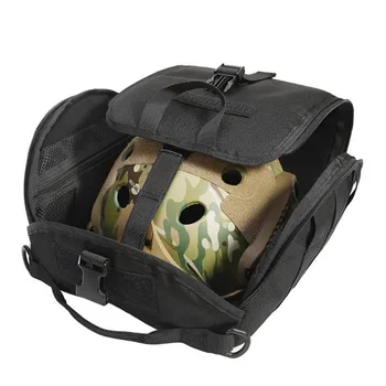 Taktik Kask Çantası Yastıklı saklama çantası Airsoft Kask Molle Kask Çantası Paketi Çok Amaçlı Depolama Askeri Taşıma Çantası