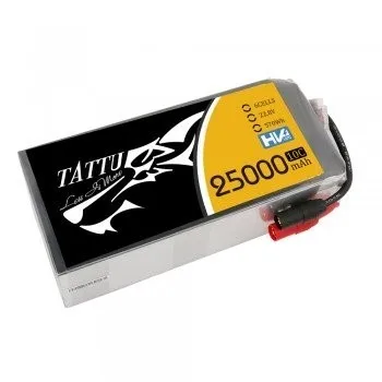 TATTU 22.8 V 6 S 25000 mAh 10C Yüksek Gerilim Lipo Pil İHA ve DRONE için