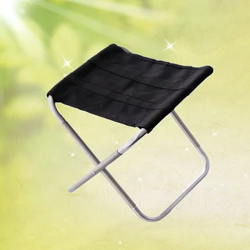 Taşınabilir Hafif Açık Balıkçılık Sandalye Katlanır Sırt Çantası Kamp Piknik Oxford Kumaş Sandalye (Orta Boy Gümüş)