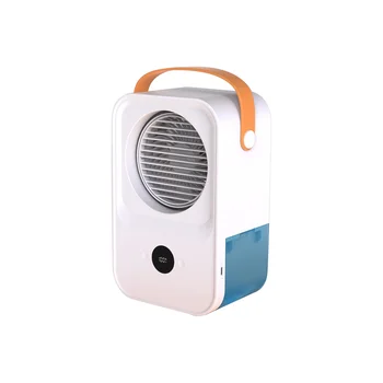 Taşınabilir Hava Soğutucu Fan USB Mini Klima Nemlendirici Dijital Ses Kontrolü Elektrikli Fan Ofis için