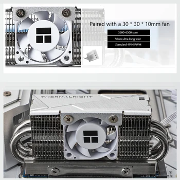 Thermalright HR-10 HR-09 2280 PRO M. 2 SSD katı hal sürücü ısı emici ısı borusu soğutma yeleği (sıcaklık kontrol fanı ile)