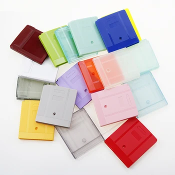Toptan 19 renk her 1 adet Plastik Oyun Kartı Yuvası Konut Kutusu Kasa GBC Kartuş Kabuk Gameboy Renk + Vidalar
