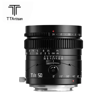 TTArtısan 50mm F1.4 Tilt Shift Tam Çerçeve Büyük Diyafram Manuel Lens Sony E NEX A6300 A6400 A7MIV