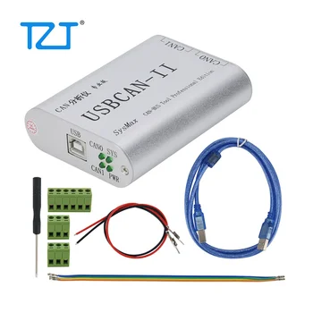 TZT USBCAN-II CAN Analizörü Yeni Enerji Kutusu Çift Kanallı İzolasyon CAN-BUS Aracı Profesyonel Baskı