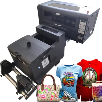 Ucuz Mürekkep Püskürtmeli EPS Xp600 Kafa Dtf Yazıcı A3 30Cm Dtf Pet Film T Shirt baskı makinesi Fırın Dtf Yazıcı Toz Boya Çalkalayıcı