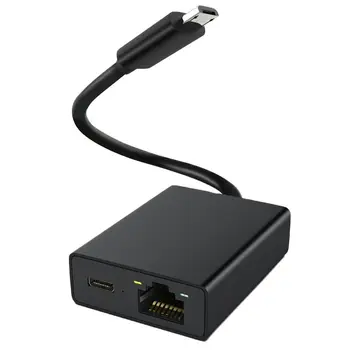 USB Ağ Kartı ethernet adaptörü Mikro 100M Ağ Kartı 4K Yangın TV çubuk mini PC Ethernet Anahtarı Yönlendirici