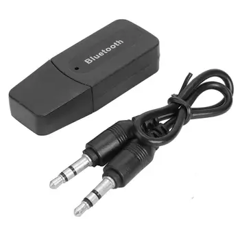 USB Kablosuz Stereo Ses Bluetooth uyumlu 2.1 A2DP Adaptörü için 3.5 mm Jack AUX Cihazı Kompakt ve Taşınabilir Taşıma Uygun