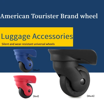 Uygun Amerikan Turist 41Z tekerlekli çanta tekerlek aksesuarları Hongsheng A52 bavul evrensel tekerlek seyahat çantası değiştirme