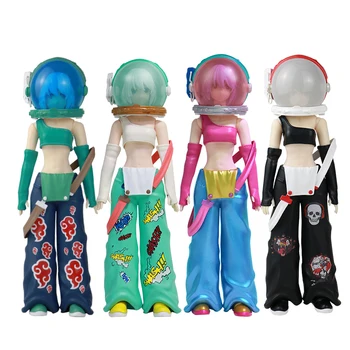 Uzay Kız Bebek Hareketli OB24 Bjd oyuncak bebekler Kız İçin 40 Eklemler Kız Bebek Moda Sevimli Anime Azon Obtisu Bebek Giysileri