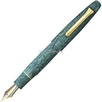 Uzun Bıçak Kalem Yeşil Halka Süper Büyük 21K Sert Kauçuk Kalem Kral