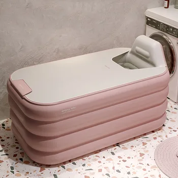 Uzun Katlanır Iatable Küvet Yetişkin Kalın Bağlantısız Büyük Banyo Varil Plastik Tuvalet Jakuzisi Goable Duş CC50YP