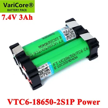 VariCore 5V / 7.4 V 18650 VTC6 2S1P 3000mAh 20 amper kablosuz Tornavida piller DIY kaynak pil paketi