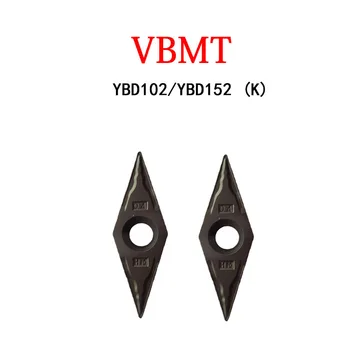 VBMT160404 VBMT160408 VBMT 160404 160408 HM YBD102 YBD152 CNC Orijinal Karbür Uçlar Dökme Demir İşleme Torna Kesme Aleti