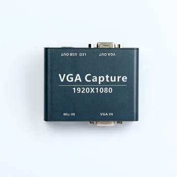 VGA Android, Windows ve Linux sistemi ile uyumlu VGA-USB Yakalama 1080P ses ve video yakalama VGA girişi ve USB çıkışı