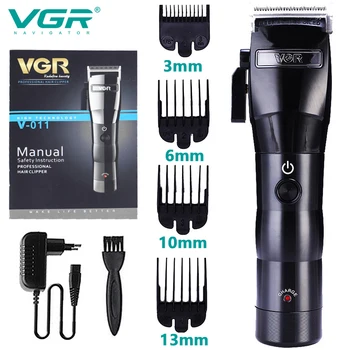 VGR Ayarlanabilir Akülü Saç Kesme Erkekler İçin Elektrikli Saç Düzeltici Şarj Edilebilir Güçlü Saç Kesme Makinesi Profesyonel
