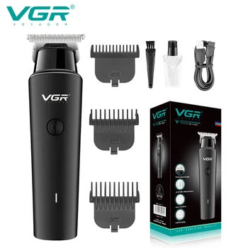 VGR Saç Kesme Makinesi Profesyonel Saç Kesme Sakal Düzeltici Berber USB Şarj Edilebilir Elektrikli Akülü Düzeltici Erkekler için V-933
