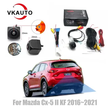 VKAUTO Dikiz Kamera Kiti Mazda Cx-5 CX5 II KF 2016 ~ 2021 Oem Stereo HD Yedekleme Ters park kamerası C28 adaptör Kablosu