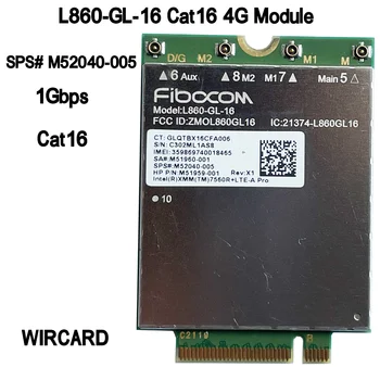 WIRCARD L860-GL-16 LTE CAT16 Modülü için 4G L860-GL M52040-005 4G modem NGFF M. 2 İçin HP dizüstü