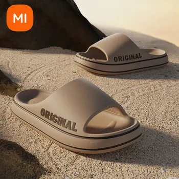 Xiaomi Mijia 2023 Erkekler Trend Yeni yazlık terlik EVA Yumuşak Alt Bulut slaytlar ışık plaj ayakkabısı Erkek Uygun Kapalı ve Açık