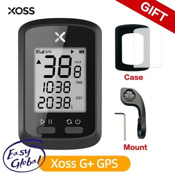 XOSS G + GPS Bisiklet Bilgisayar Kablosuz Bisiklet Kilometre Yol Bisikleti MTB Su Geçirmez Bluetooth ANT + Ritim Hız Bisiklet