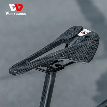 Yeni 3D Tam Karbon Fiber Bisiklet Eyer MTB Yol bisiklet koltuğu Ultralight Nefes Rahat dağ bisikleti koltuk Minderi