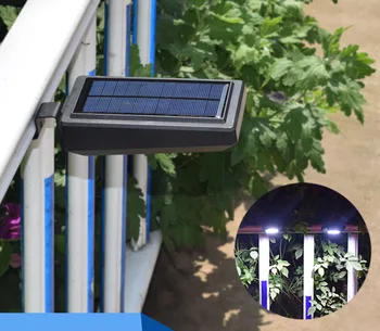 Yeni güneş enerjili insan kızılötesi indüksiyon duvar lambası açık su geçirmez avlu bahçe çit lambası sokak lambası