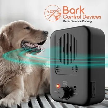 Yeni K4 Ultrasonik Anti Bark Cihazı Pet Köpek Anti Barking Kontrol Şarj Edilebilir Köpek Kovucu Eğitmen Eğitimi Bark Caydırıcı Köpekler