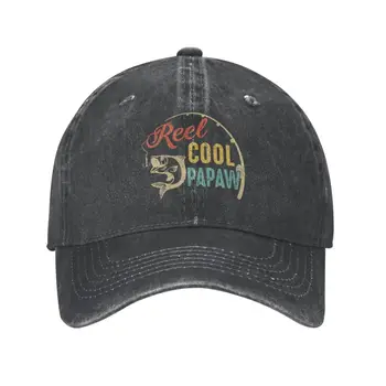 Yeni Kişiselleştirilmiş Pamuk Makarası Serin Balık Balıkçı beyzbol şapkası Kadın Erkek Nefes Komik Balıkçılık Babalar Günü Baba Şapka Streetwear