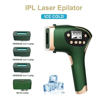 Yeni Lazer Epilasyon Buz Serin IPL Makinesi Kalıcı Ağrısız IPL Lazer Epilatör Elektrikli Bikini Düzeltici Kadınlar için Saç Kaldırmak