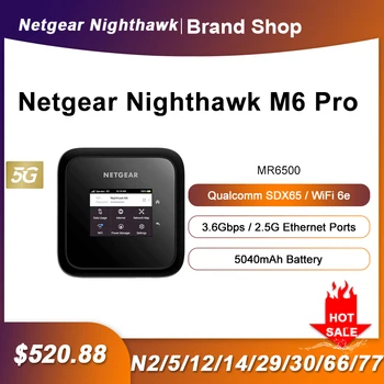 Yeni Netgear Nighthawk MR6500 M6 Pro Unlocked WIFI yönlendirici Küresel 5G Bant mmWave Sub6 WıFı6e 3.6 Gbps 2.5 G Ethernet Portu SDX65