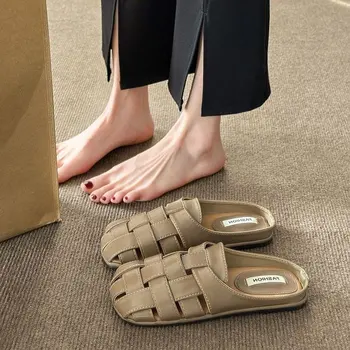 Yeni Yaz Flats Casual Kadın Terlik Ayakkabı Moda Sandalet Plaj Slaytlar Elbise Flip Flop Bayan Zapatillas