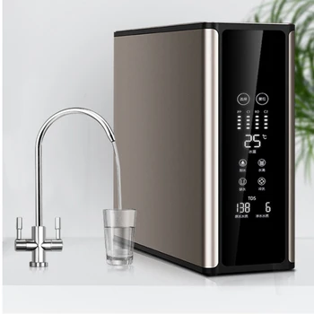 Yerli mutfak içme suyu arıtıcısı 600G 800G fıçısız büyük akış musluk suyu filtresi RO saf su makinesi