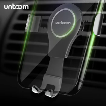 Yerçekimi Araç telefonu Tutucu Araba Hava Firar Dağı Standı iPhone Xiaomi Redmi Samsung Galaxy Otomatik kilitli Cep Telefonu araba için tutucu