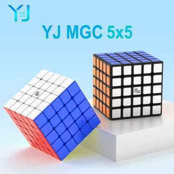 YJ MGC 5 5X5 M Manyetik Sihirli Hız Küp çocuk Hediyeleri stres oyuncakları MGC 5 M Cubo Magico Bulmaca Stres rahatlatıcı oyuncaklar