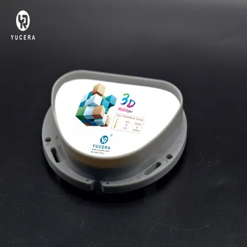 YUCERA Cadcam Dentallab 3D Artı Çok Katmanlı 89x22mm Zirkonya Amann Girrbach Diş stüdyo Estetik Yüksek Mukavemetli
