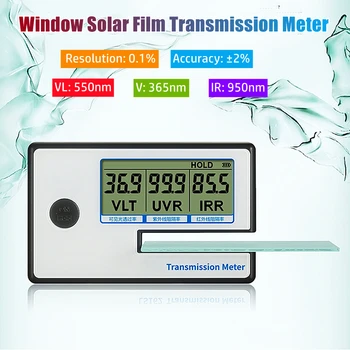 Yüksek Hassasiyetli LS162 Benzer Cam Pencere Tonu Metre Güneş Filmi İletim Metre VLT UV IR Reddi Test Cihazı