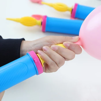 Yüksek kaliteli balon pompası plastik el iğne topu parti balon şişirme taşınabilir pratik dekorasyon aracı