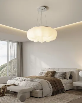 Yıldız yuvarlak ışık High-end çocuk yatak odası Modern LED tavan lambası odası avize parlak ithal çip koruma gözler parlaklık