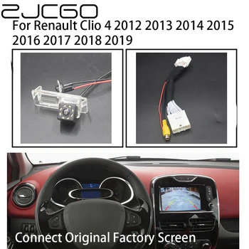 ZJCGO Araba Dikiz Ters Back Up park kamerası Renault Clio 4 için 2012 2013 2014 2015 2016 2017 2018 2019