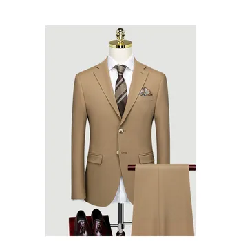 Özel Yapılmış Damat düğün elbisesi Blazer Pantolon İş High-end Klasik Elbise Pantolon SA05-71599