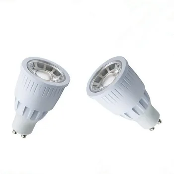 Ücretsiz Kargo Süper parlak COB LED Lamba GU10 kısılabilir yuvarlak LED ampul 7 W 9 W Sıcak Soğuk Beyaz Led Spot ışık Spot AC85-265V