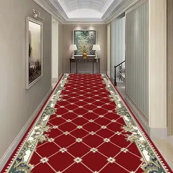 3D Koşucular Koridor Uzun Halı Koridor Oturma Odası Dekorasyon Ev Otel Lobisinde Halı Giriş paspas Merdiven Alan Kilim